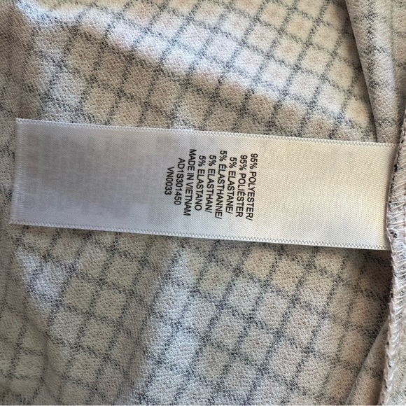 Adrianna Papell Black and White Checkered Button Down Shirt - Picture 8 of 12